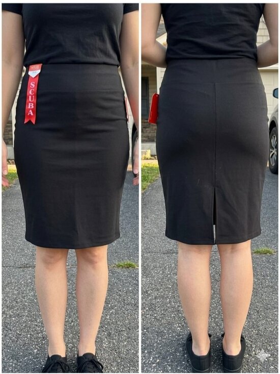 Maze Collection Dresses & Skirts - Maze Collection Womens Scuba Pencil Skirt XL NWT Black Levanta Cola Career Work